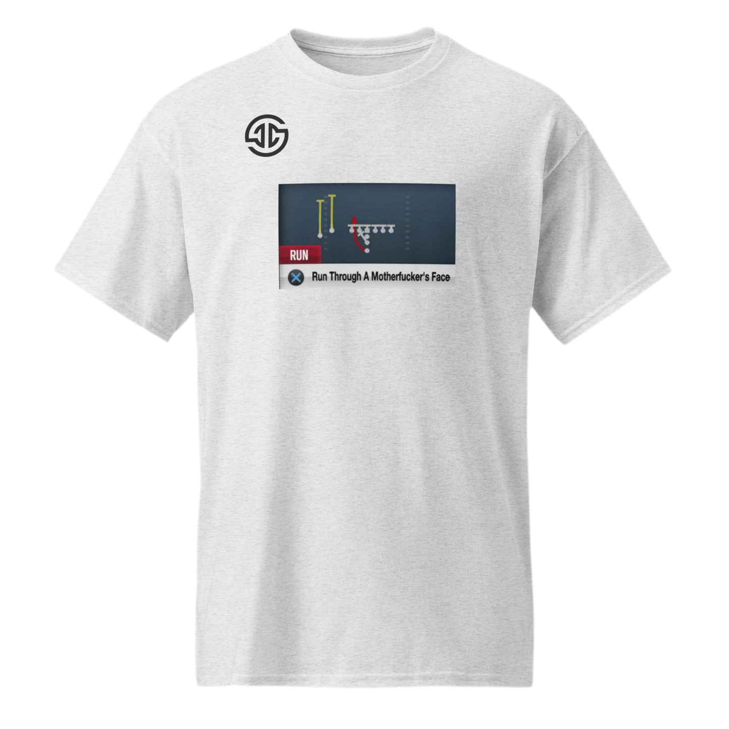 Run Thru A MF Face DryBlend® Tee